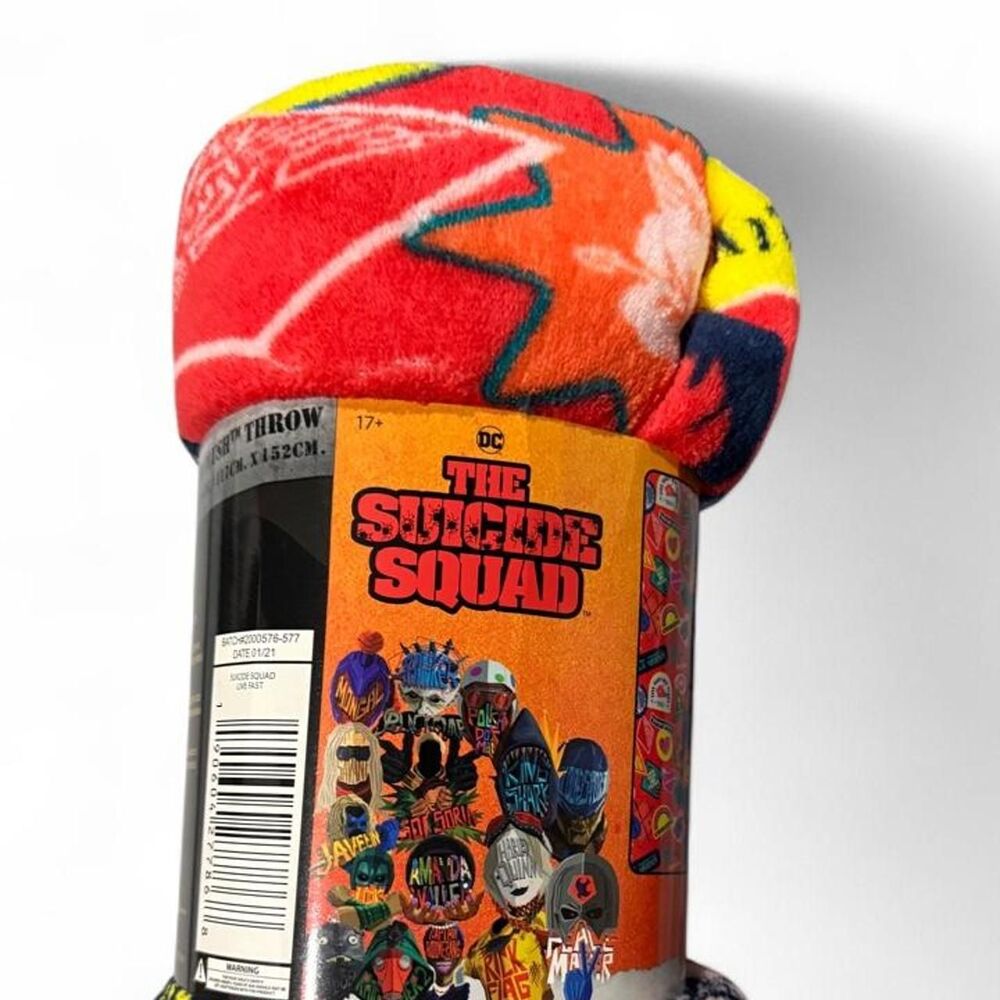 DC Comics Suicide Squad Throw Blanket